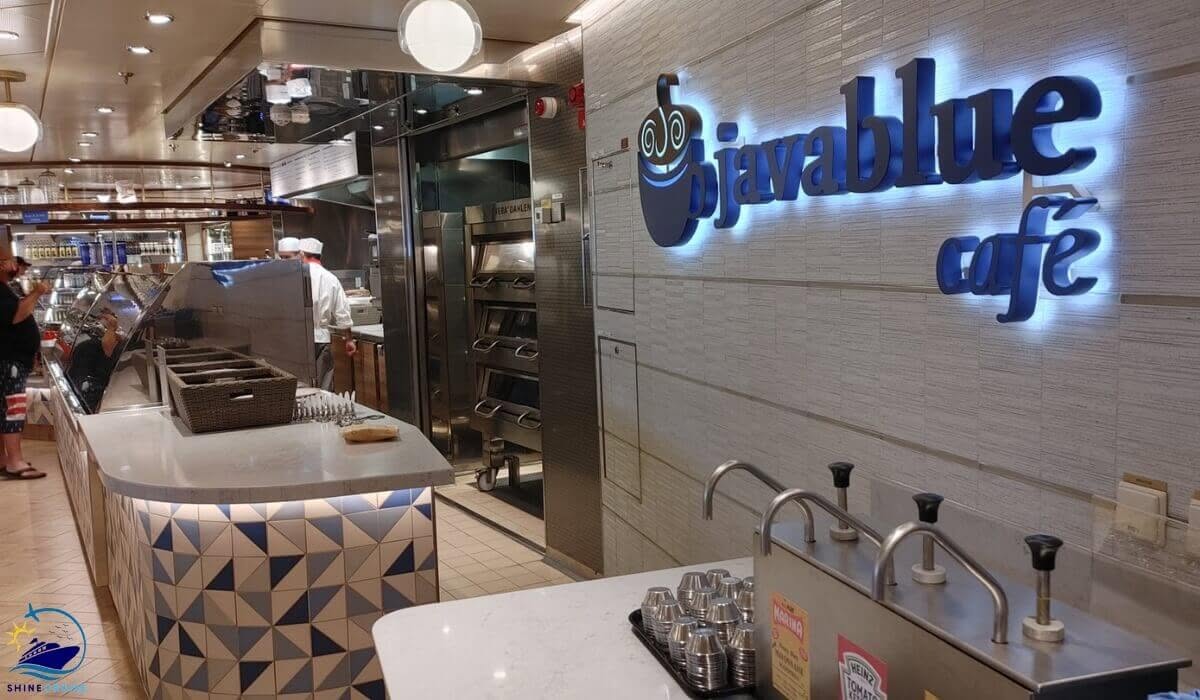 JavaBlue Cafe coffee on Carnival cruise ship